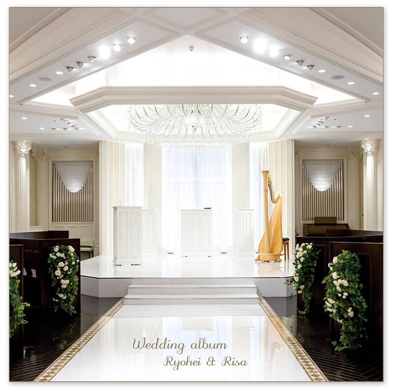 アンジェリオン オ プラザ東京 結婚アルバム 表紙