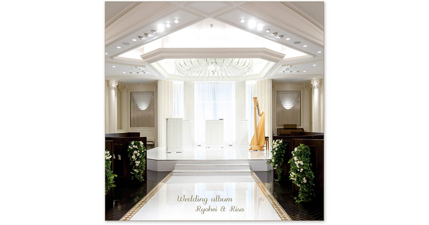 アンジェリオン オ プラザ東京 結婚アルバム 表紙