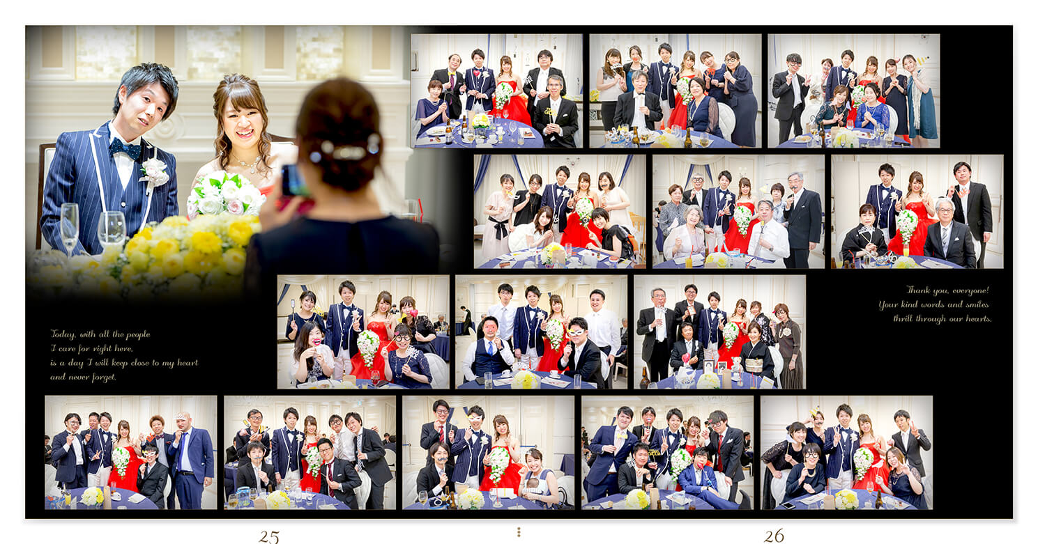 25～26ページ アンジェリオン オ プラザ東京 結婚アルバム
