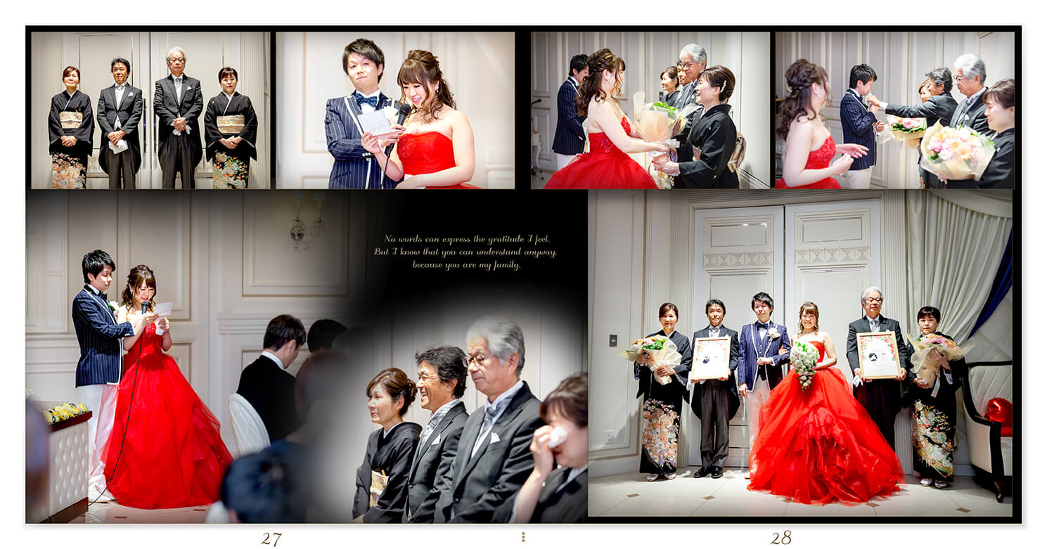 27～28ページ アンジェリオン オ プラザ東京 結婚アルバム