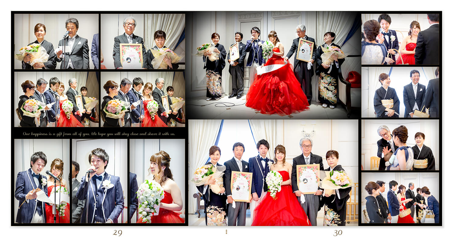 29～30ページ アンジェリオン オ プラザ東京 結婚アルバム