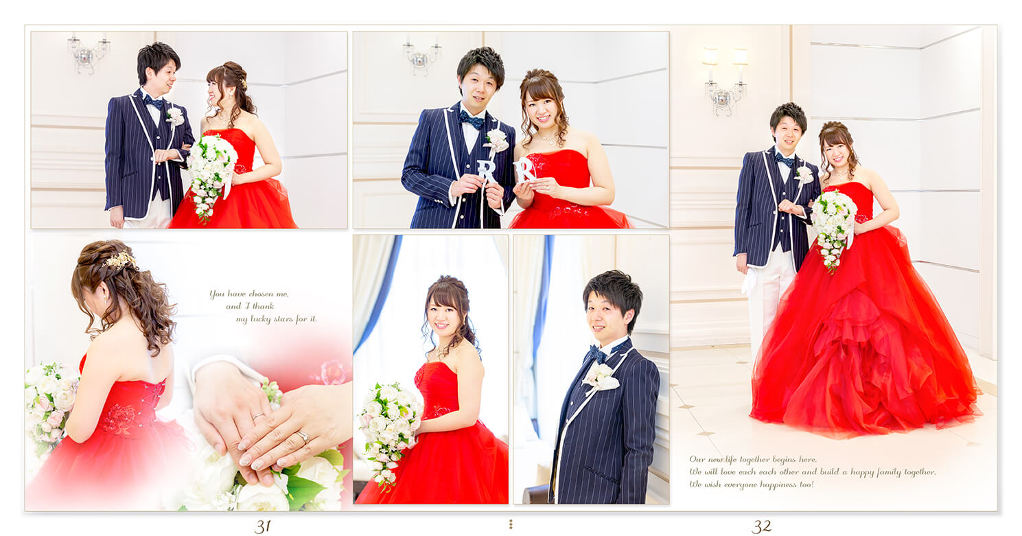 31～32ページ アンジェリオン オ プラザ東京 結婚アルバム