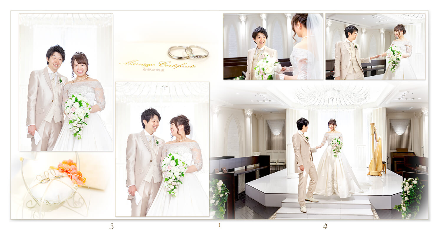 3～4ページ アンジェリオン オ プラザ東京 結婚アルバム