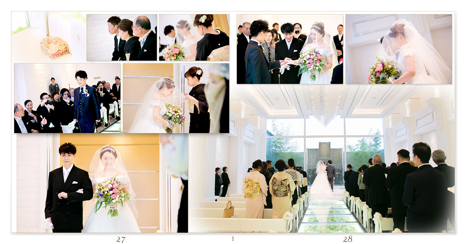 27～28ページ ラグナヴェール金沢　結婚アルバム