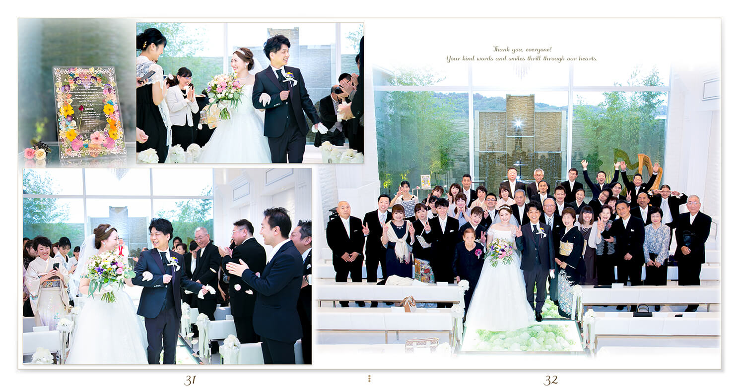 31～32ページ ラグナヴェール金沢　結婚アルバム