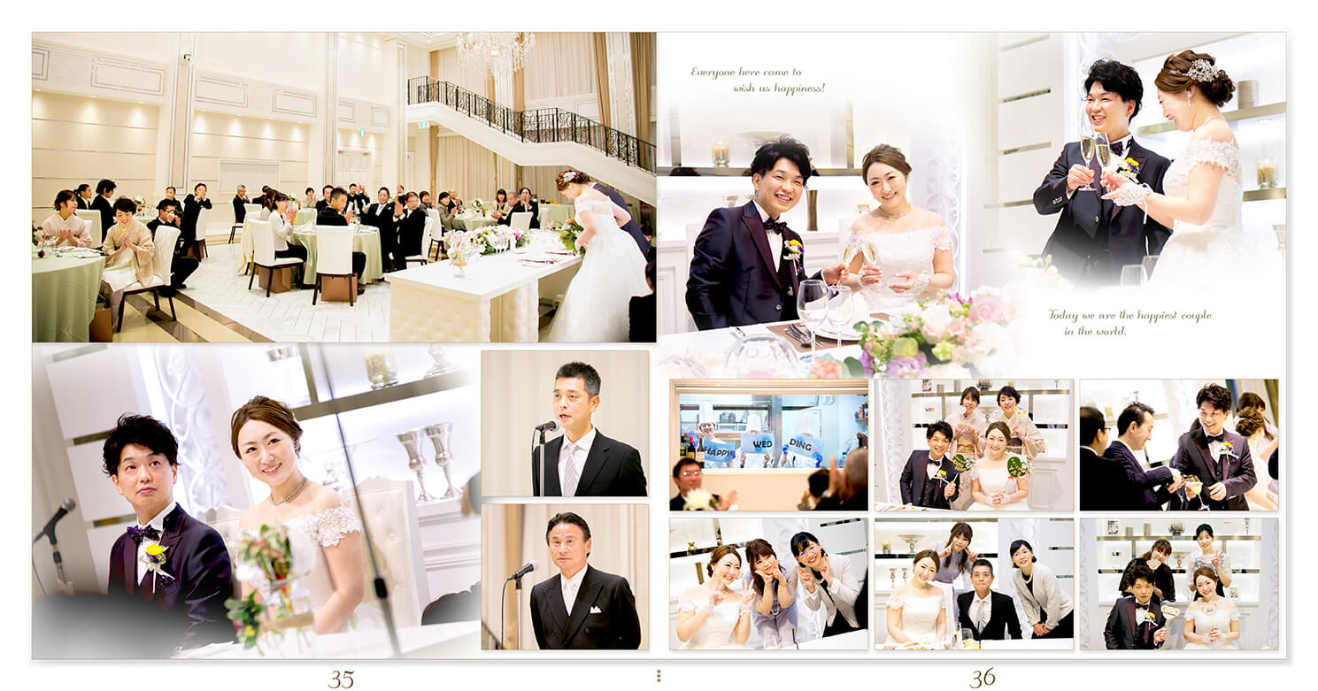 35～36ページ ラグナヴェール金沢　結婚アルバム