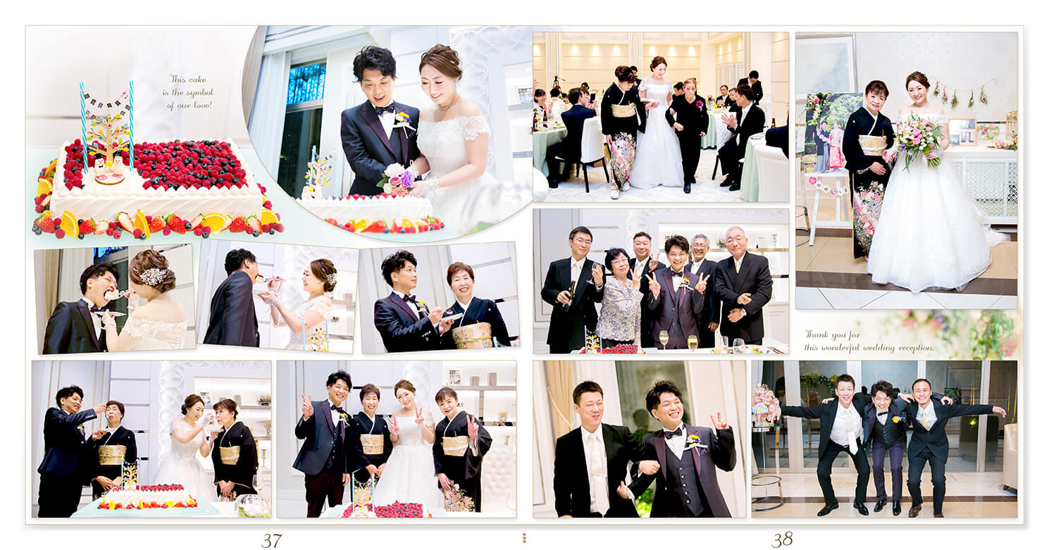 37～38ページ ラグナヴェール金沢　結婚アルバム