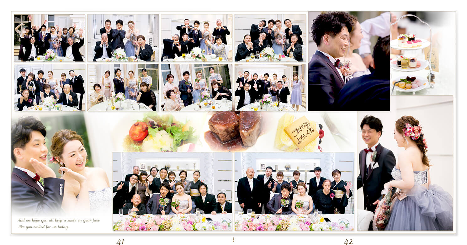 41～42ページ ラグナヴェール金沢　結婚アルバム
