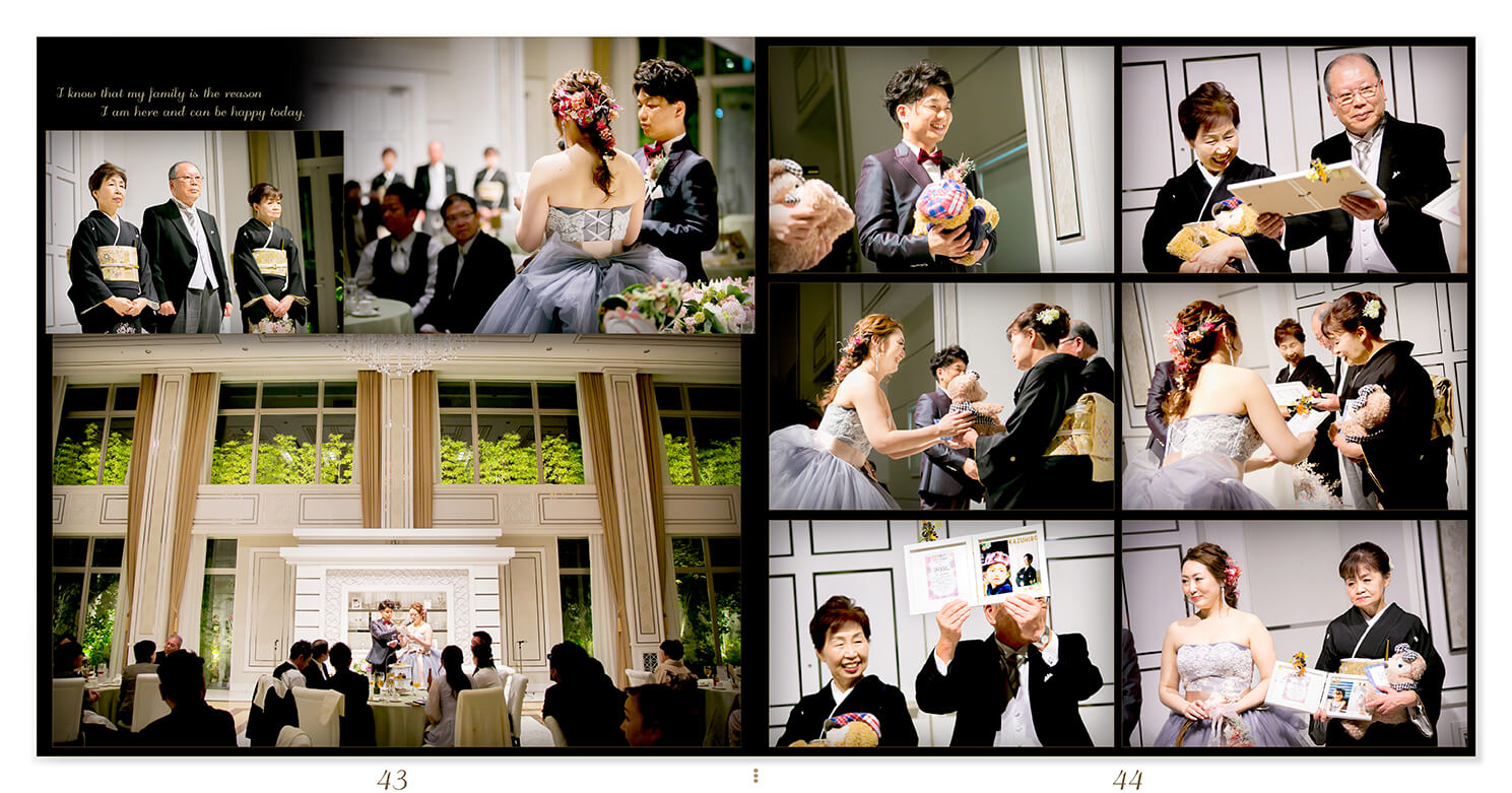 43～44ページ ラグナヴェール金沢　結婚アルバム