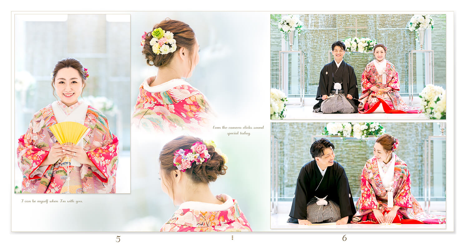 5～6ページ 金沢 前撮りアルバム