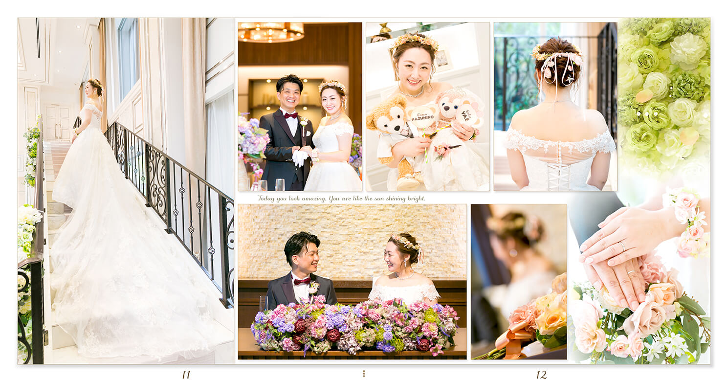 11～12ページ 金沢 前撮りアルバム