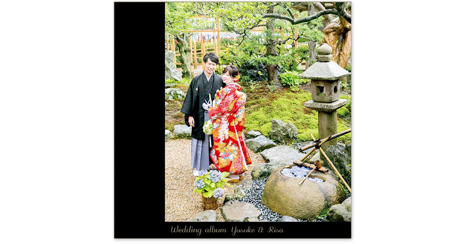 正寿院　前撮りアルバム 表紙