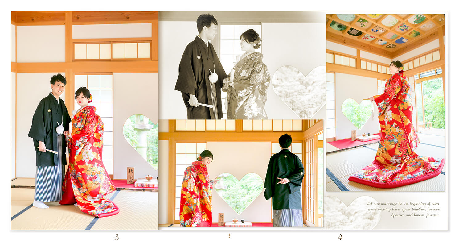 3～4ページ 正寿院　前撮りアルバム