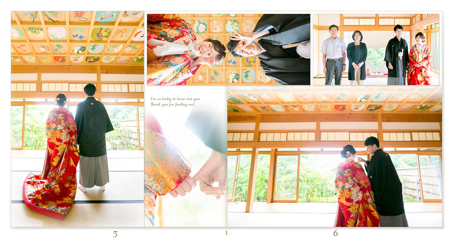 5～6ページ 正寿院　前撮りアルバム