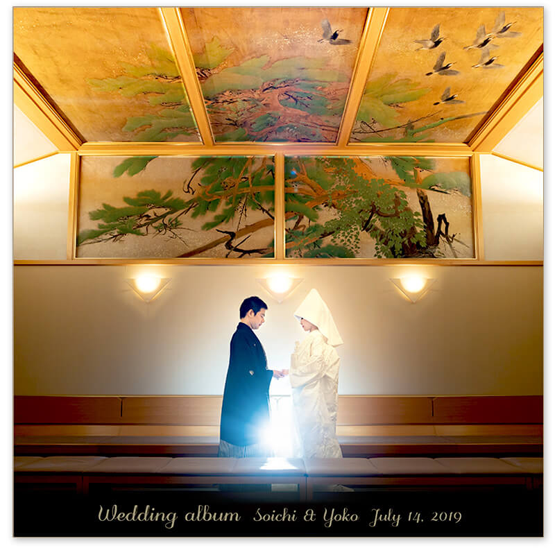 ホテル雅叙園東京　結婚式アルバム 表紙