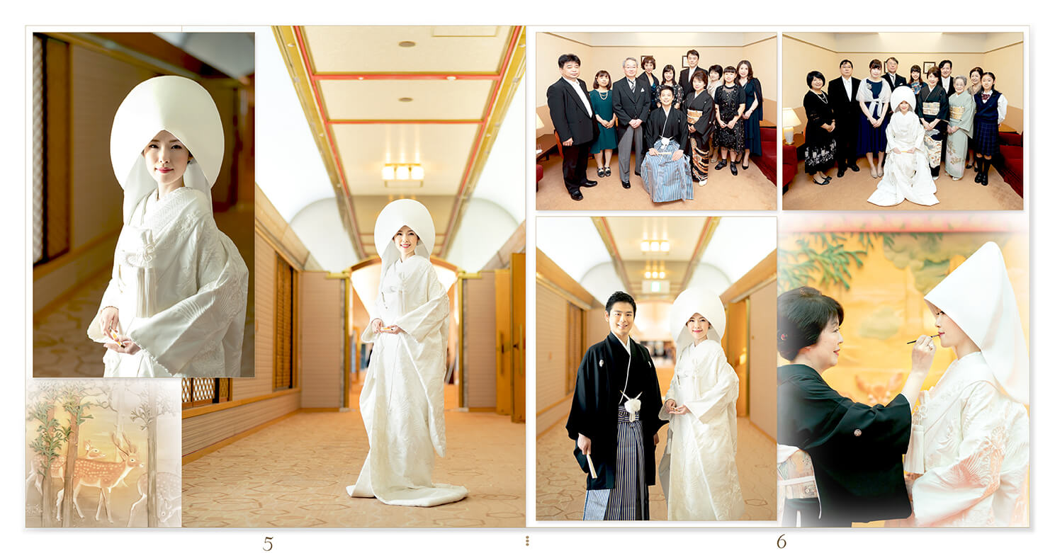 5～6ページ ホテル雅叙園東京　結婚式アルバム