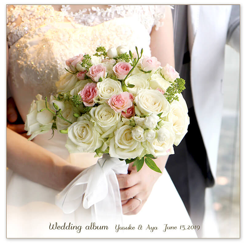 チャペル挙式・披露宴 結婚式アルバム 表紙