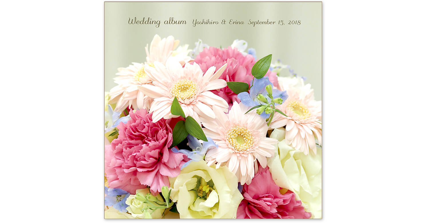 アルカンシエルluxe mariage名古屋 結婚式アルバム 表紙