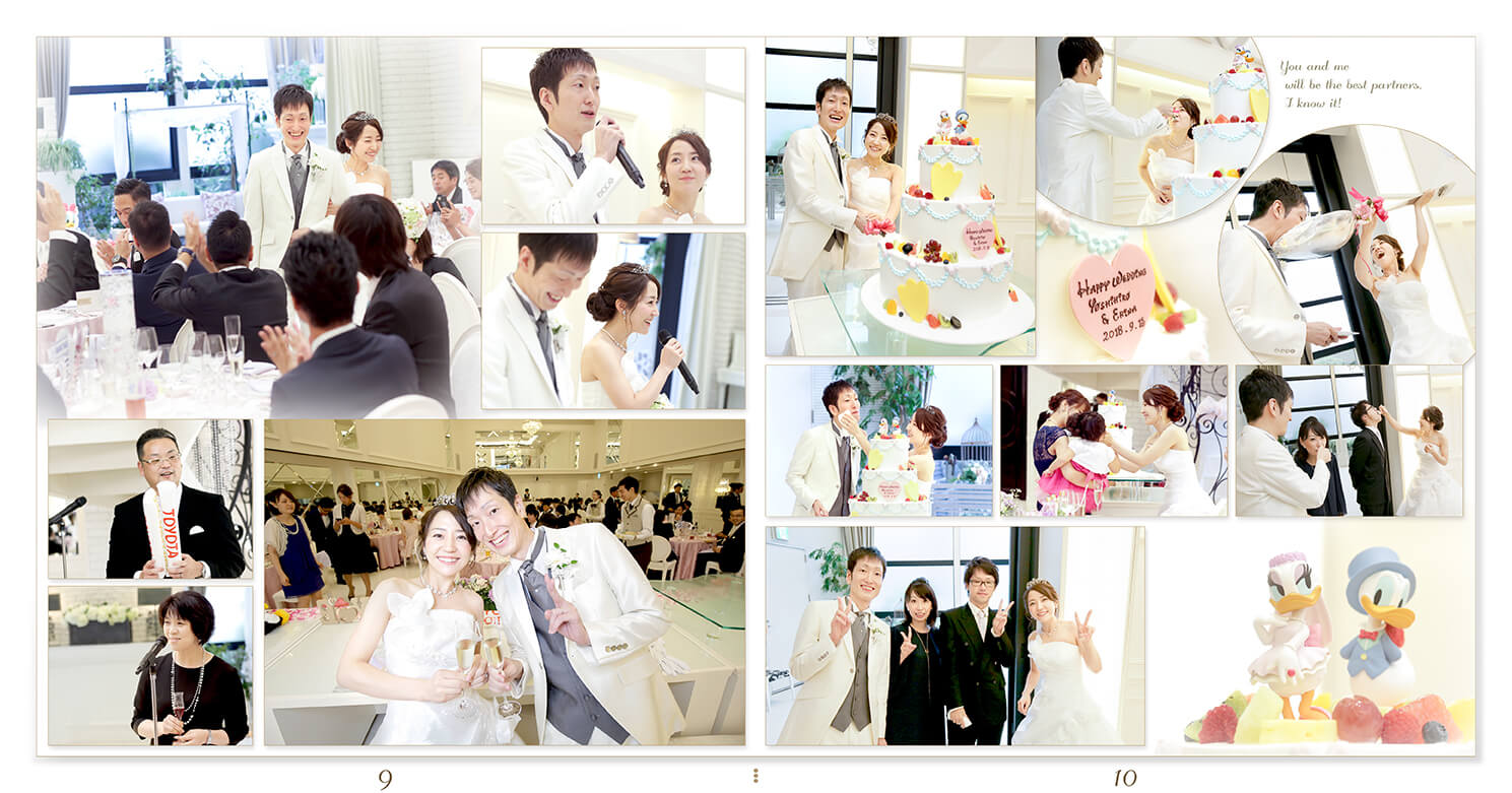 9～10ページ アルカンシエルluxe mariage名古屋 結婚式アルバム
