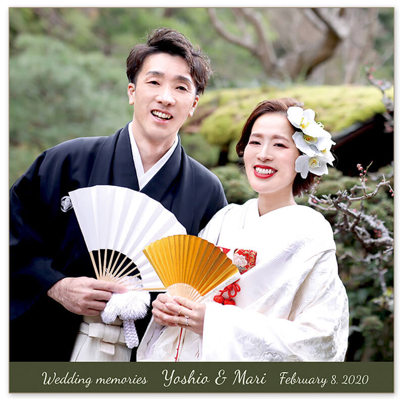 桜鶴苑 結婚式アルバム 表紙