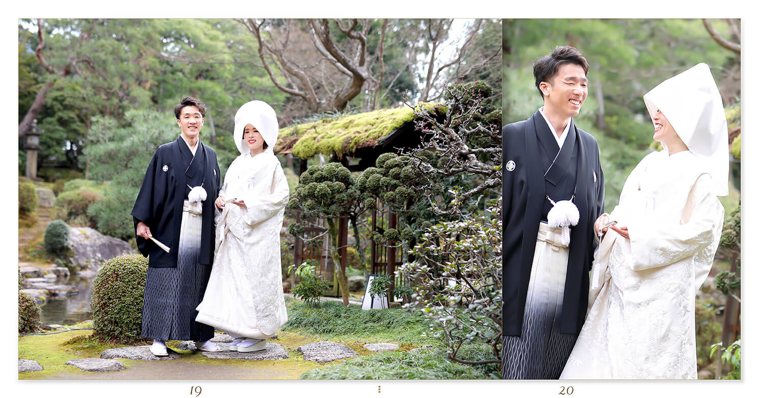19～20ページ 桜鶴苑 結婚式アルバム