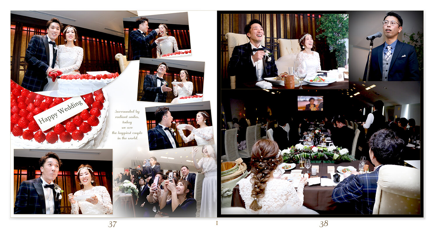 37～38ページ 桜鶴苑 結婚式アルバム