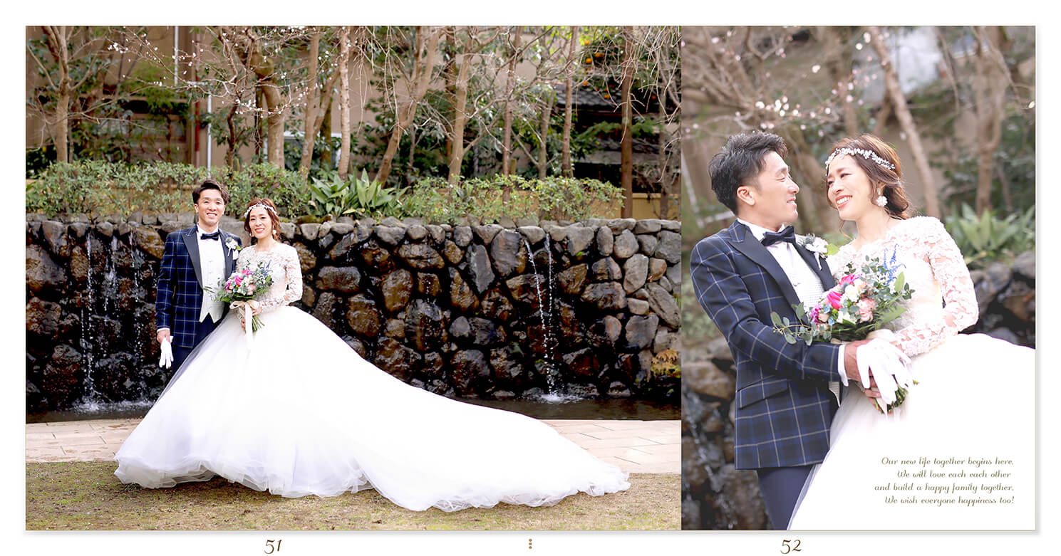 51～52ページ 桜鶴苑 結婚式アルバム