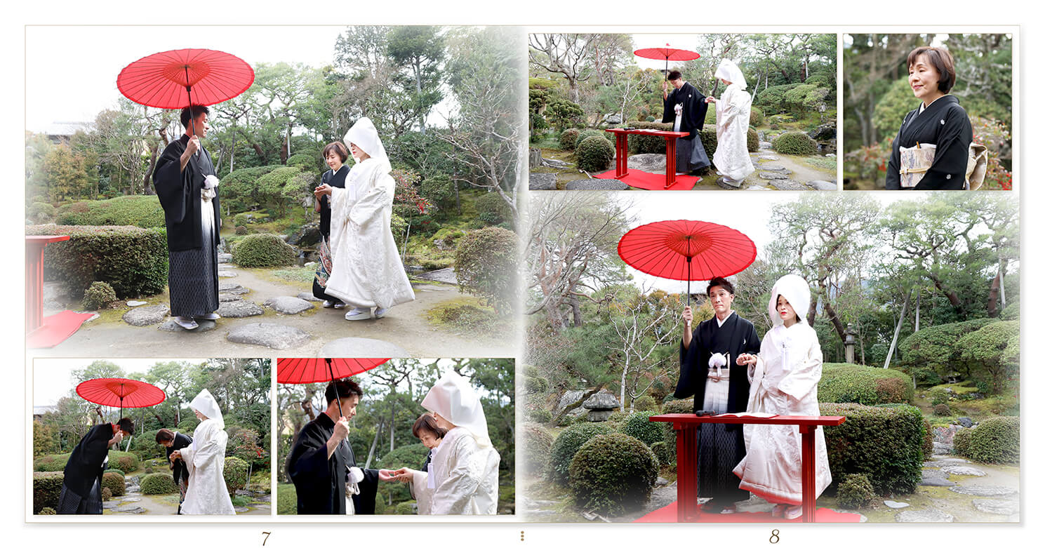 7～8ページ 桜鶴苑 結婚式アルバム