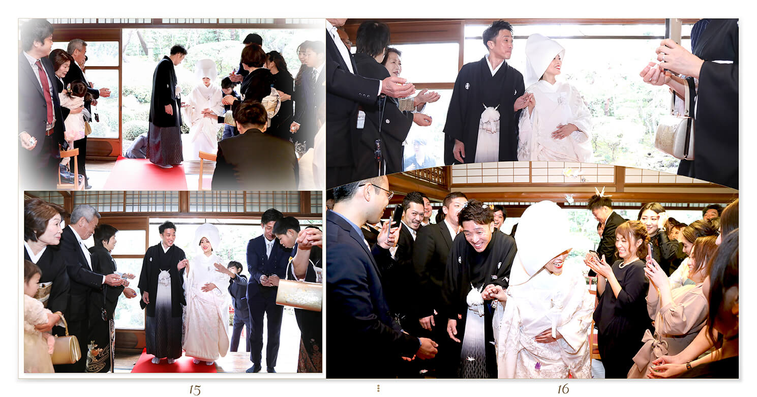 15～16ページ 桜鶴苑 結婚式アルバム