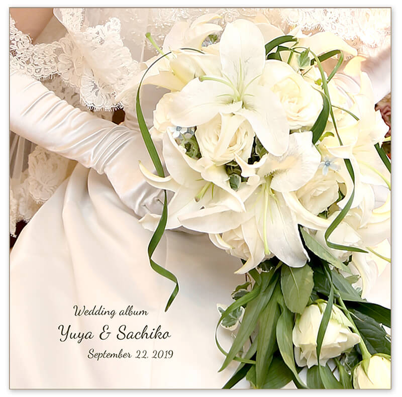チャペル挙式・披露宴 結婚式アルバム 表紙