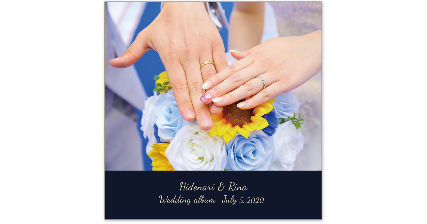 ルミアモーレ 結婚式アルバム 表紙