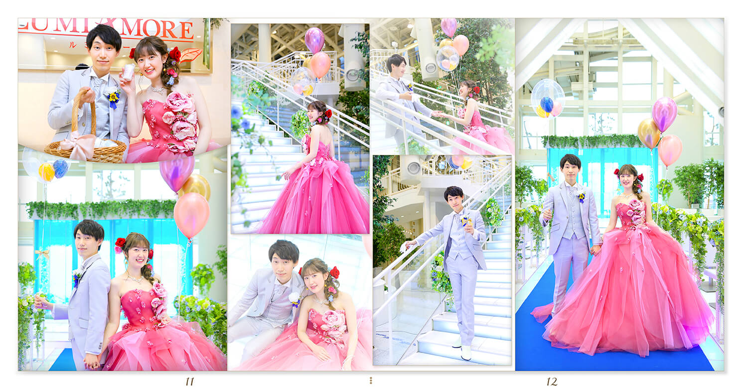 11～12ページ ルミアモーレ 結婚式アルバム