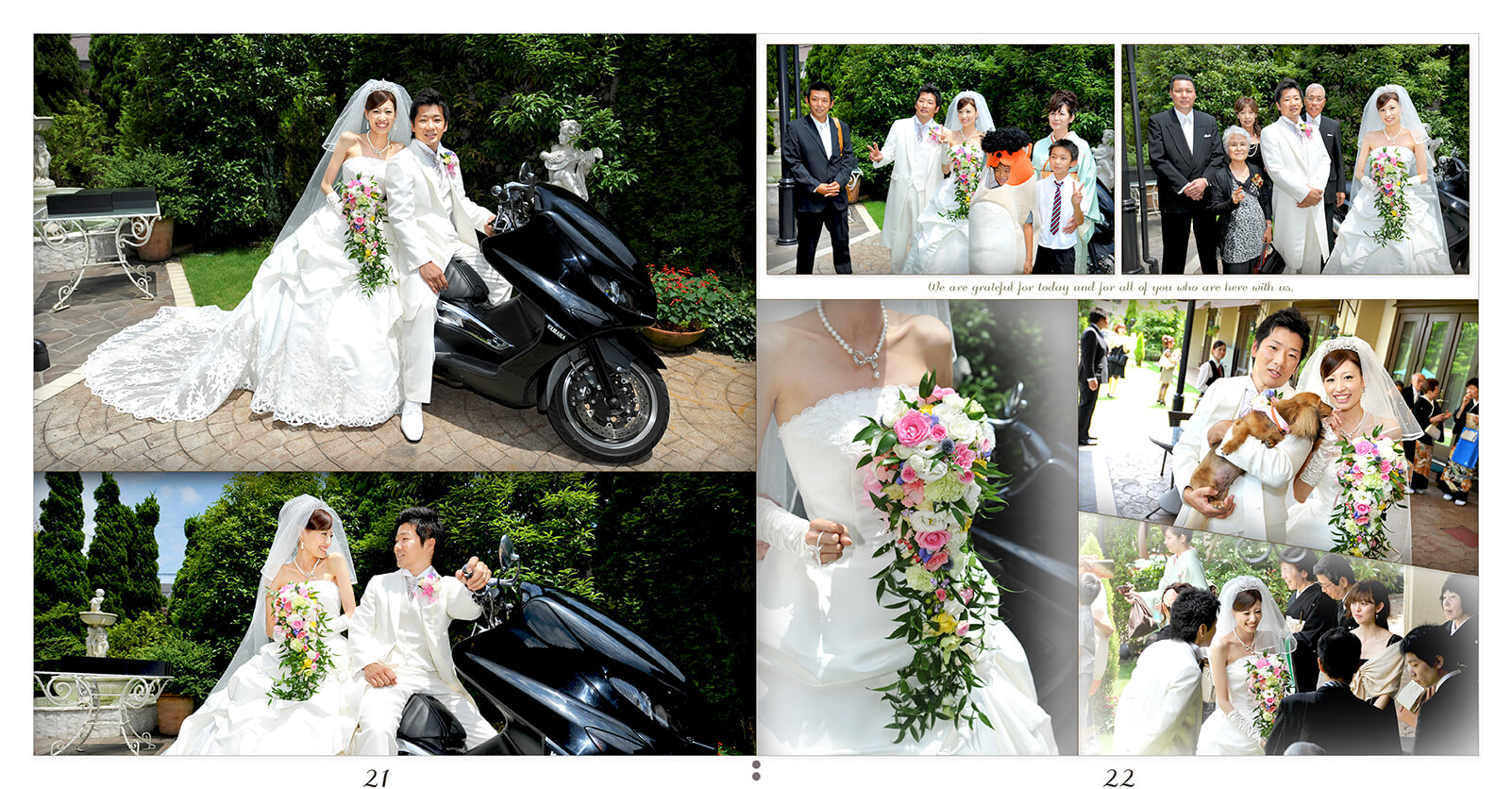 21～22ページ アイネスヴィラノッツェ宝ヶ池 結婚式アルバム