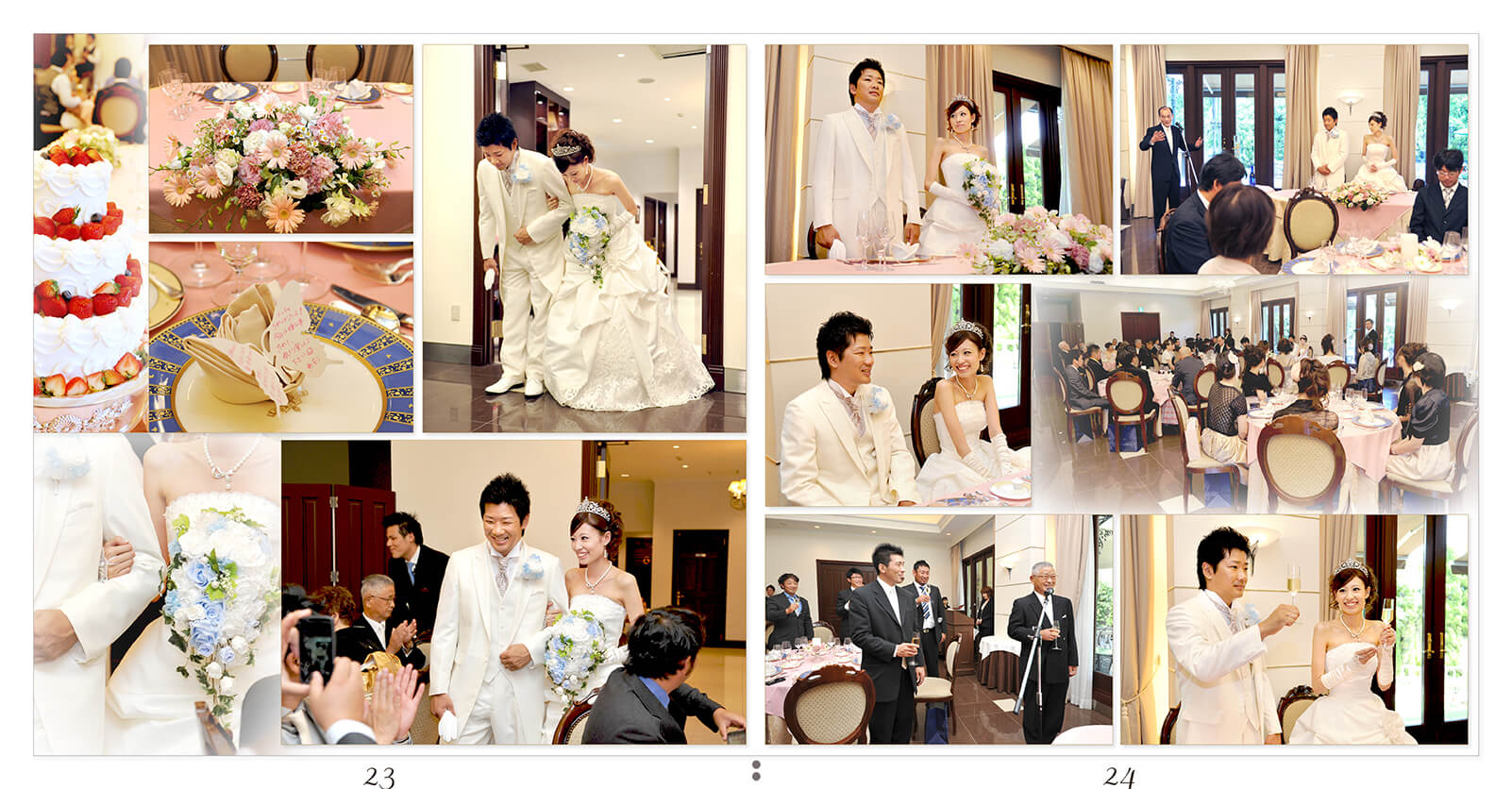 23～24ページ アイネスヴィラノッツェ宝ヶ池 結婚式アルバム