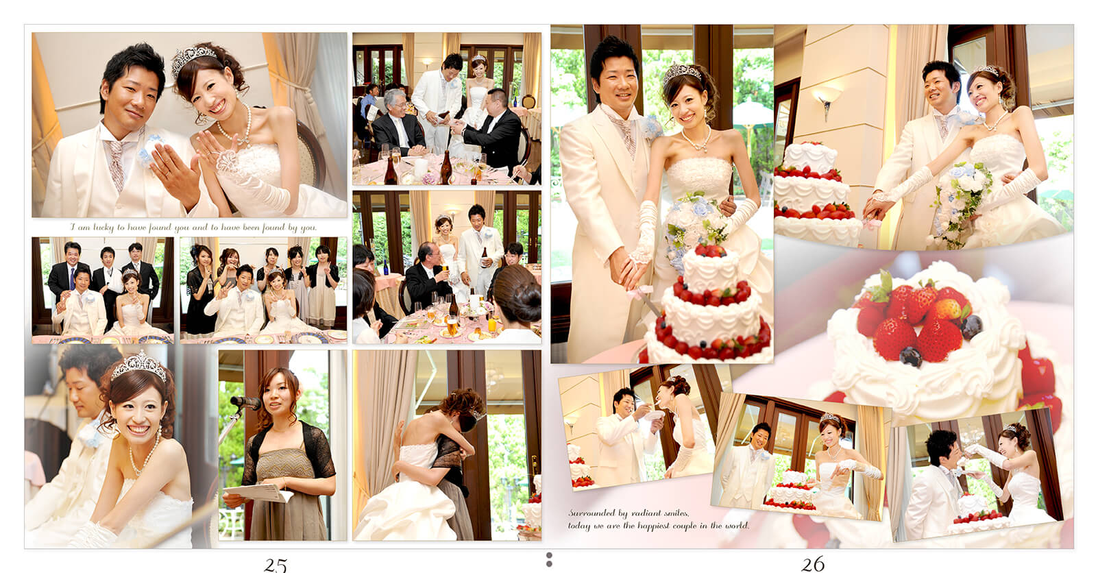 25～26ページ アイネスヴィラノッツェ宝ヶ池 結婚式アルバム