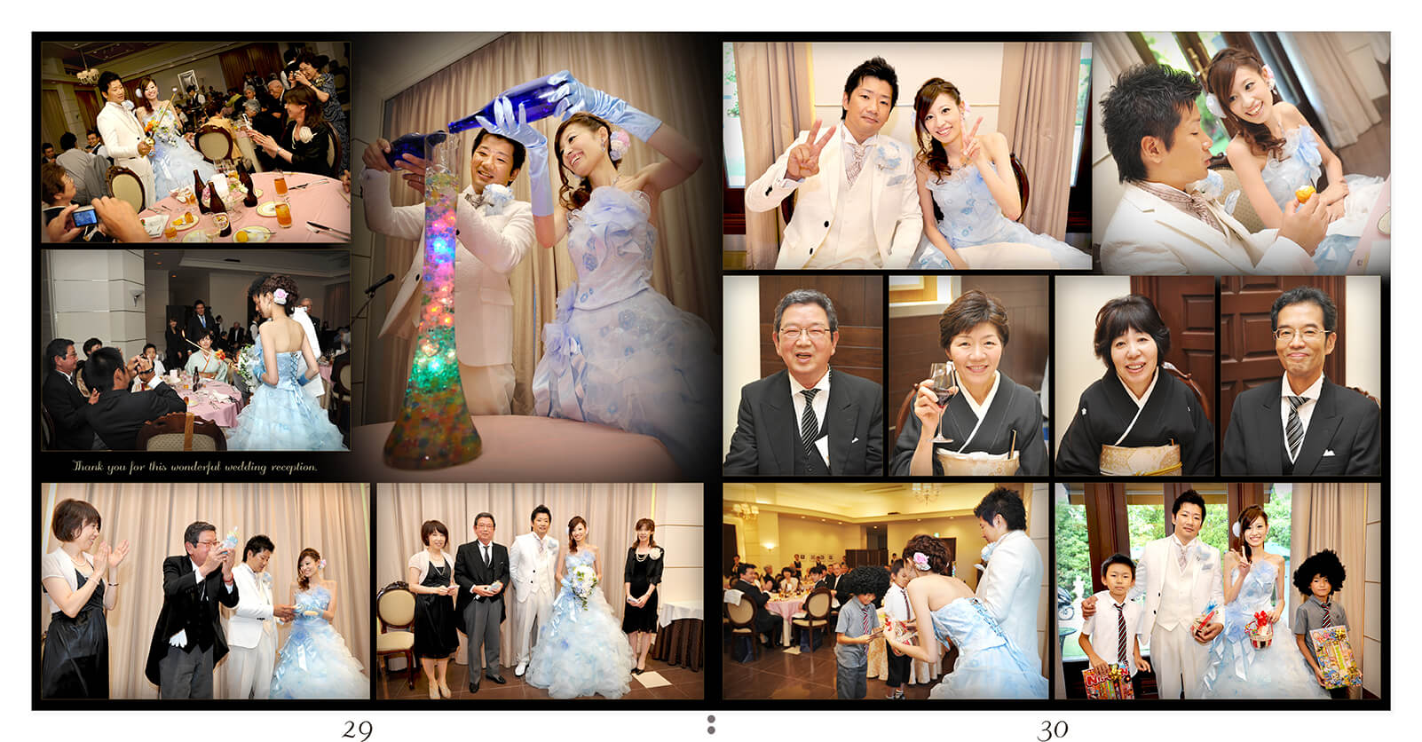 29～30ページ アイネスヴィラノッツェ宝ヶ池 結婚式アルバム