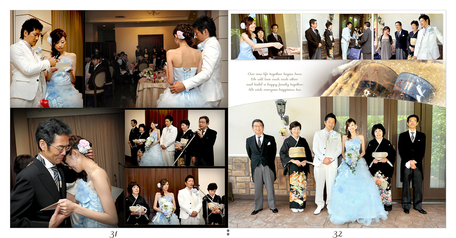 31～32ページ アイネスヴィラノッツェ宝ヶ池 結婚式アルバム