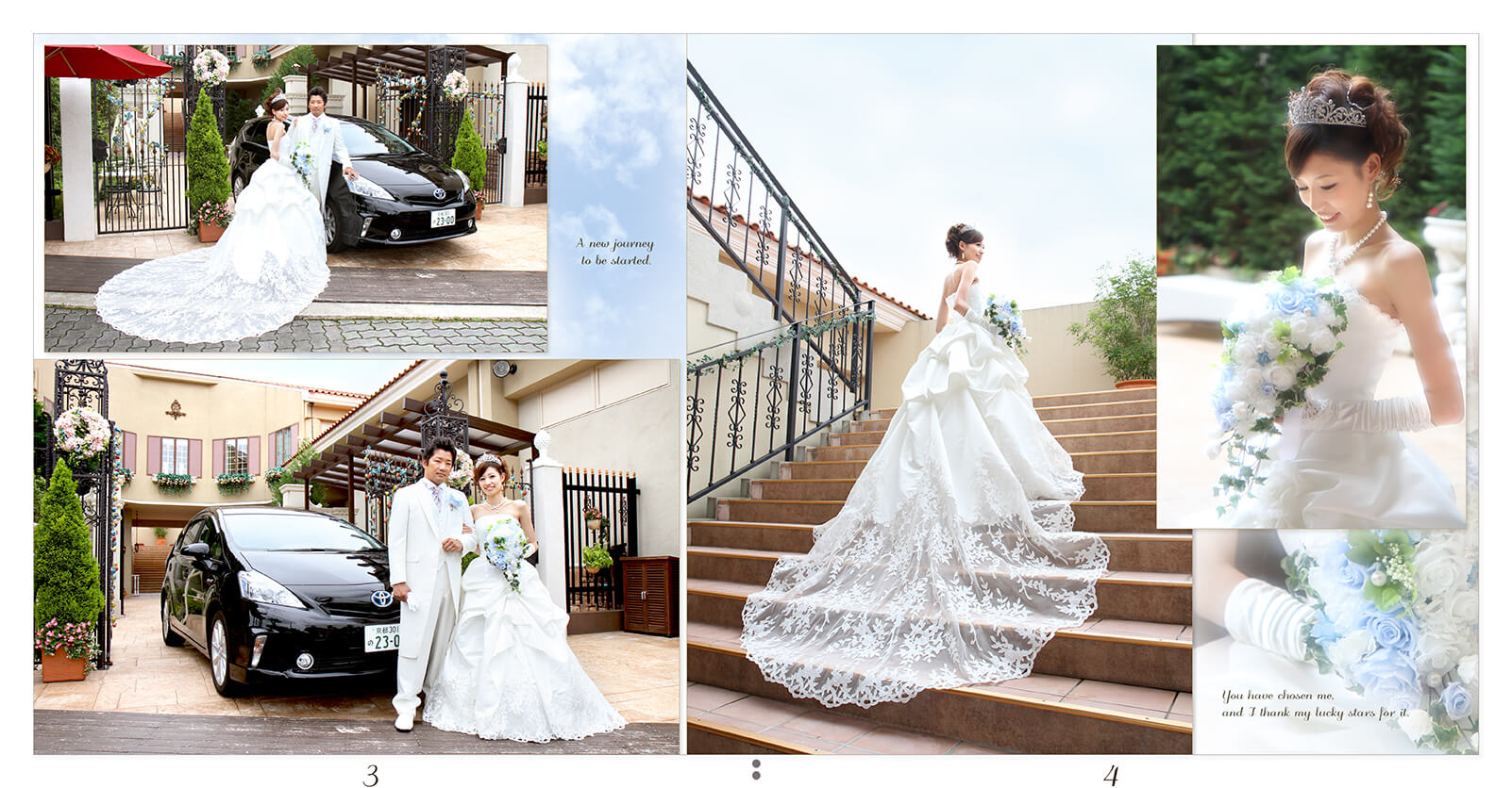 3～4ページ アイネスヴィラノッツェ宝ヶ池 結婚式アルバム