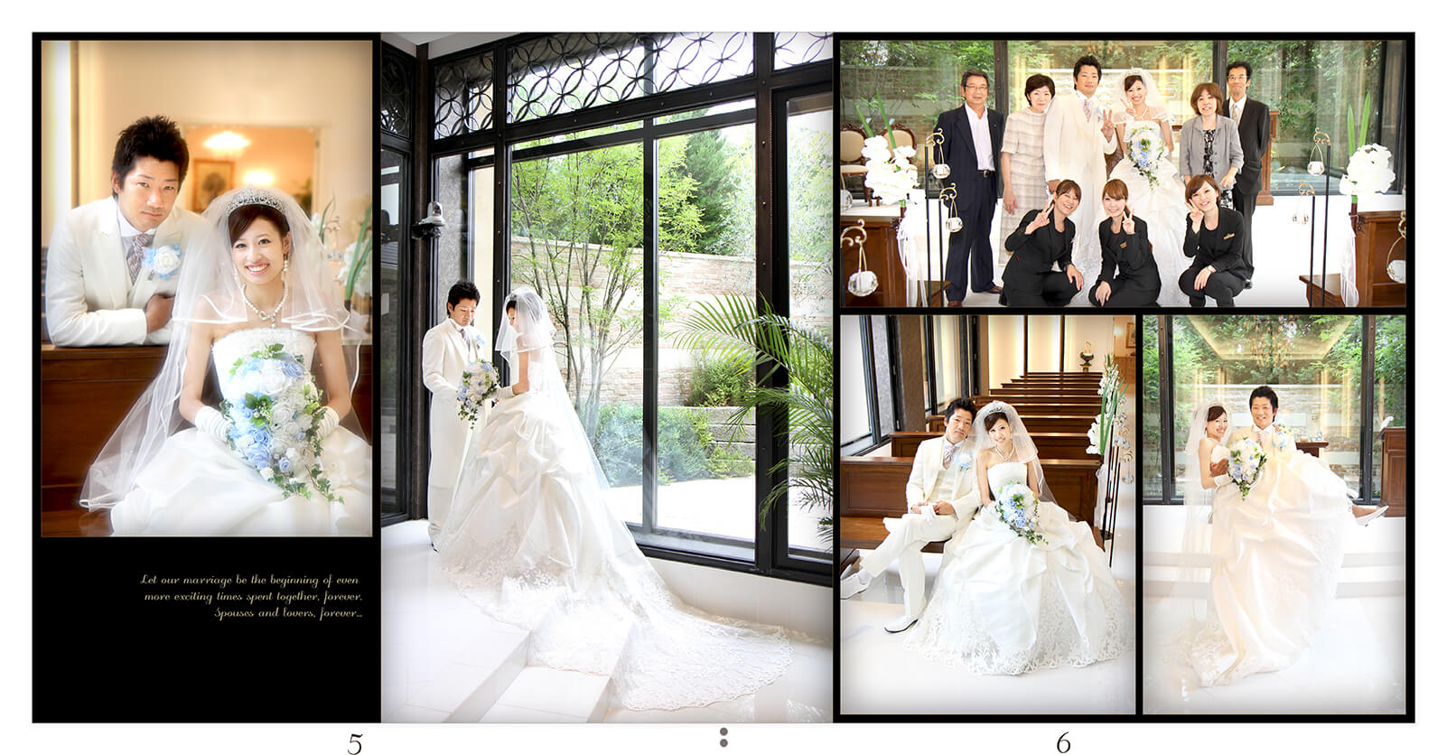 5～6ページ アイネスヴィラノッツェ宝ヶ池 結婚式アルバム