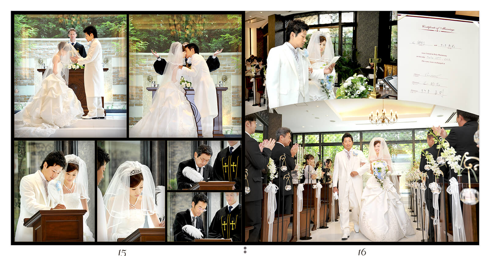 15～16ページ アイネスヴィラノッツェ宝ヶ池 結婚式アルバム