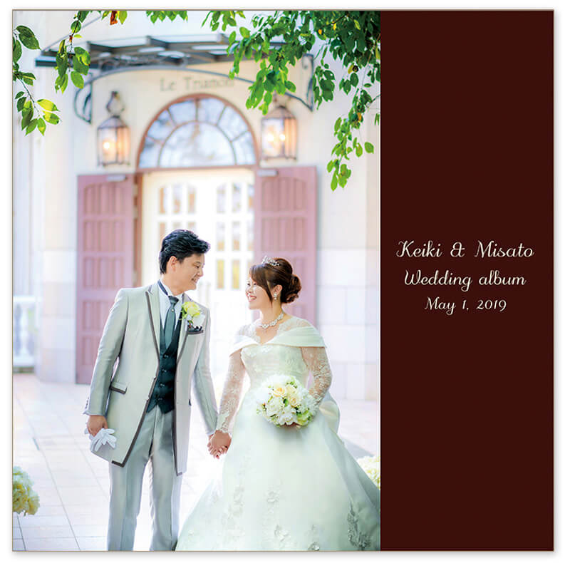 仙台ゆりが丘教会 前撮りアルバム 表紙