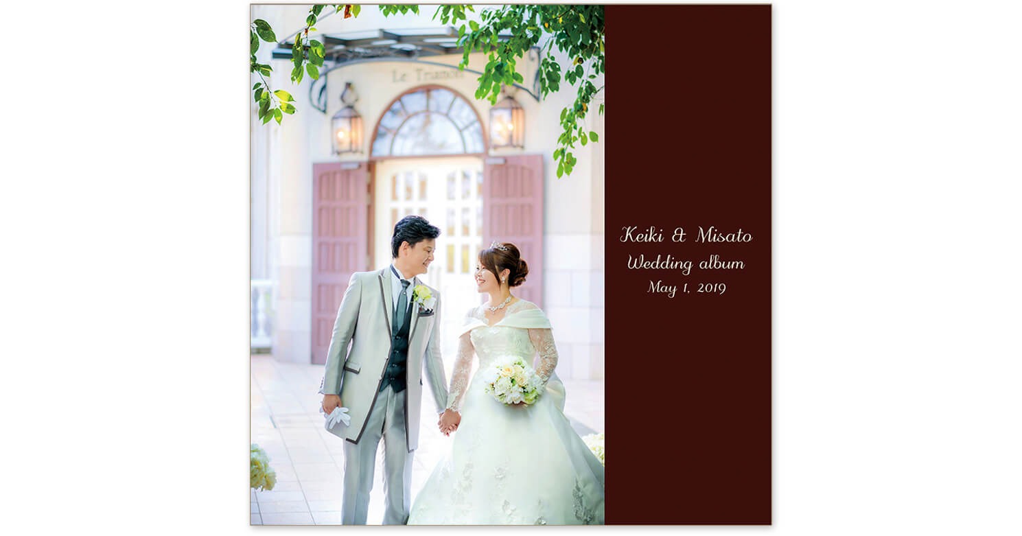 仙台ゆりが丘教会 前撮りアルバム 表紙