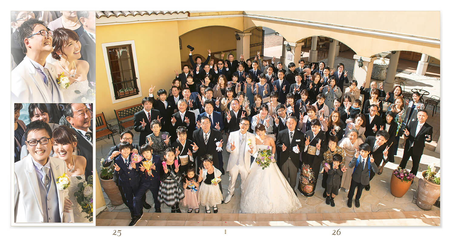 25～26ページ サンクレール教会/メゾンエルミタージュ 結婚式アルバム