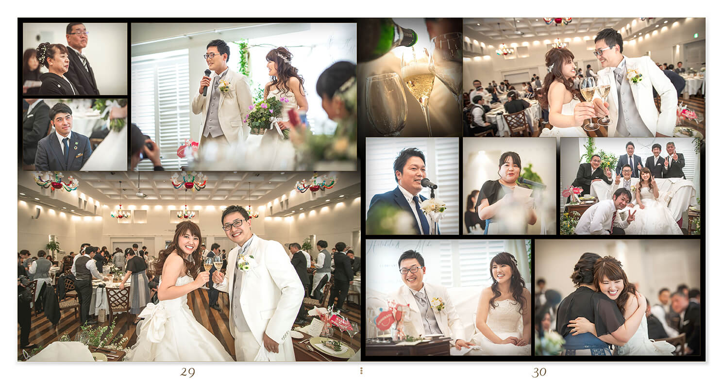 29～30ページ サンクレール教会/メゾンエルミタージュ 結婚式アルバム