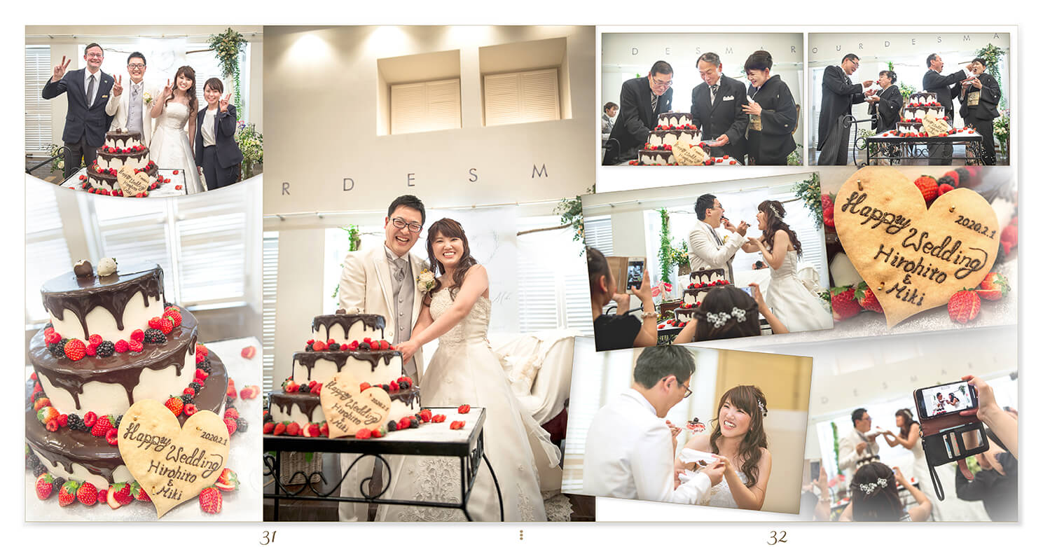 31～32ページ サンクレール教会/メゾンエルミタージュ 結婚式アルバム