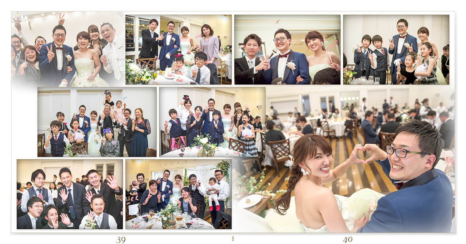 39～40ページ サンクレール教会/メゾンエルミタージュ 結婚式アルバム