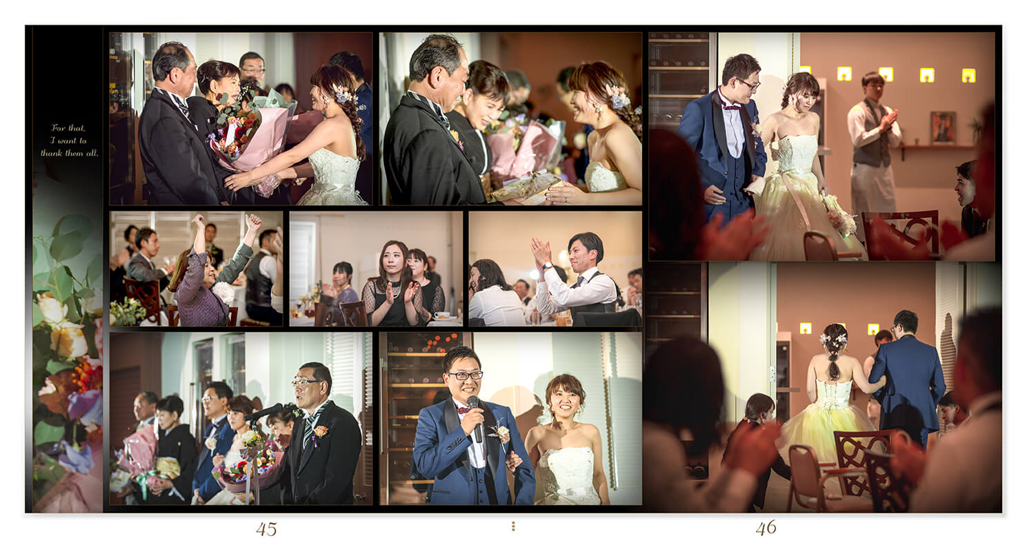 45～46ページ サンクレール教会/メゾンエルミタージュ 結婚式アルバム