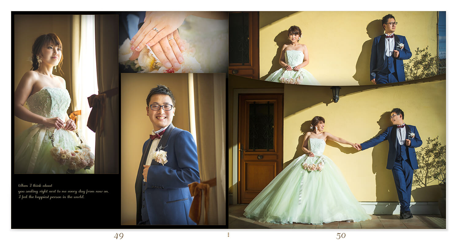 49～50ページ サンクレール教会/メゾンエルミタージュ 結婚式アルバム