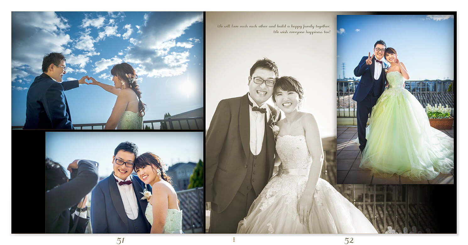 51～52ページ サンクレール教会/メゾンエルミタージュ 結婚式アルバム