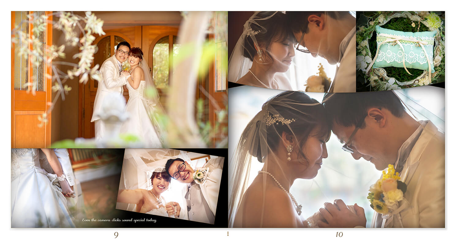 9～10ページ サンクレール教会/メゾンエルミタージュ 結婚式アルバム